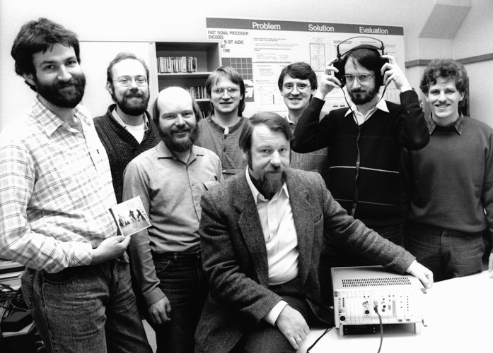 The mp3 team at Fraunhofer IIS in 1987