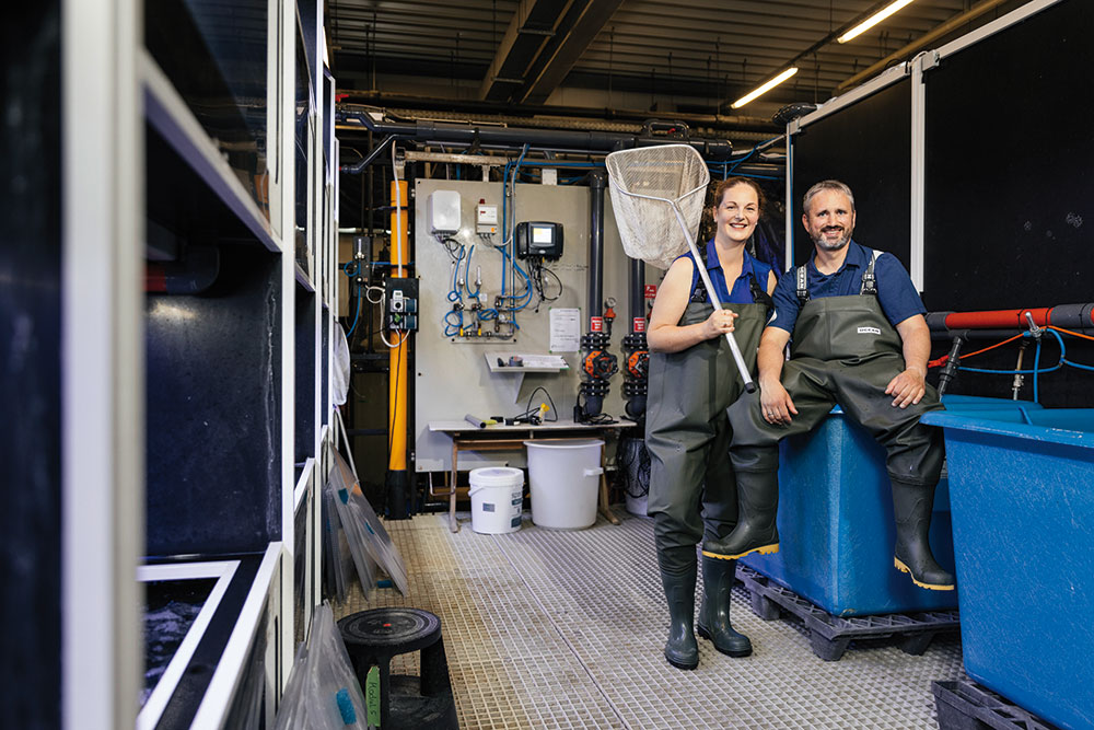 Dr. Henrike Seibel und Michael Schlachter von der Fraunhofer-Einrichtung IMTE setzen auf Kreislaufwirtschaft.